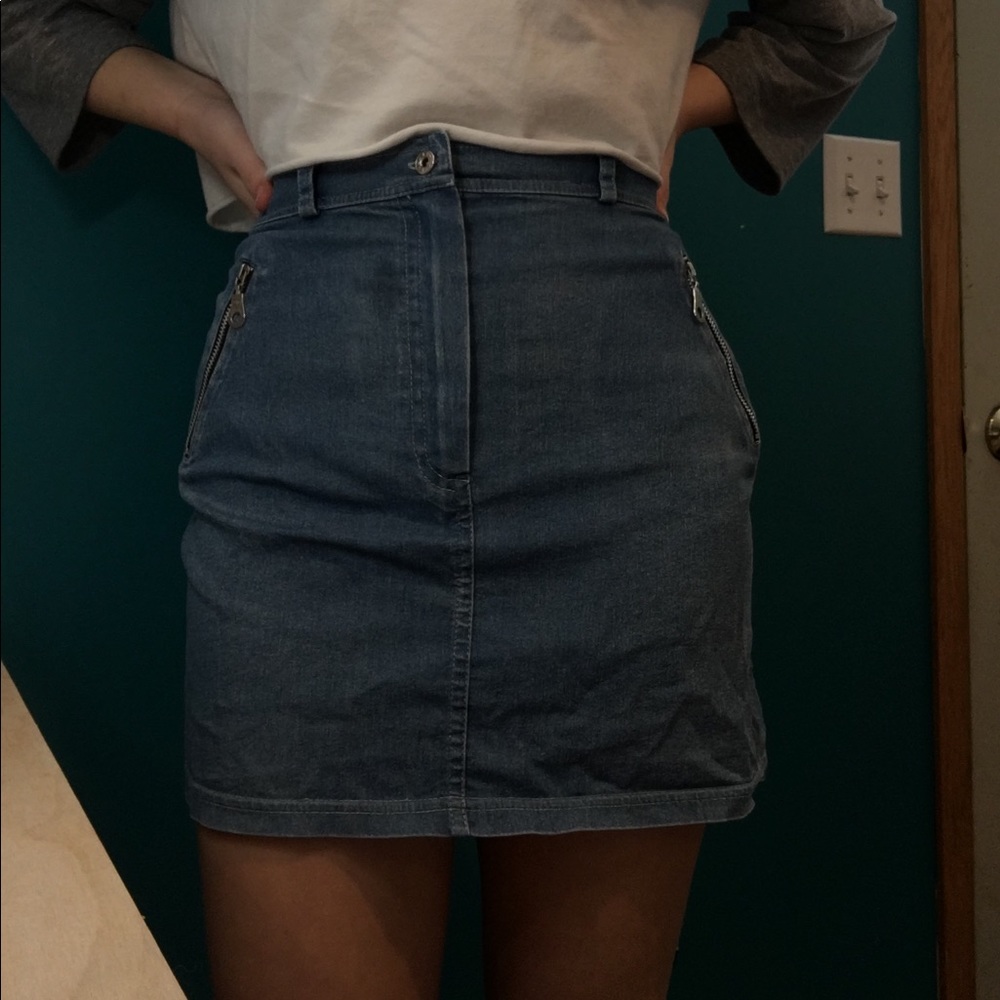 Denim skirt